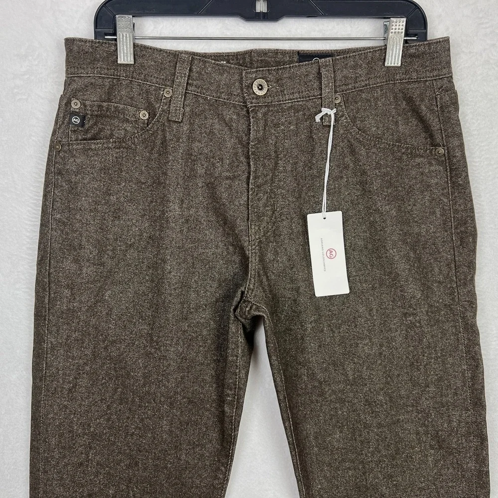 Adriano‎ Goldschmied Graduate Jeans Mens 32x34 New Tailored Leg Brown Straight